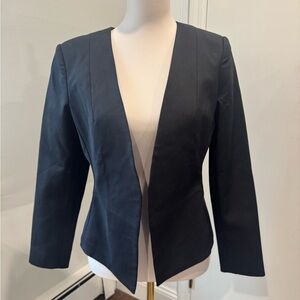 Mario Serrani ITALY  Black lined with vibrant design Women's Blazer. Size 6-NWT